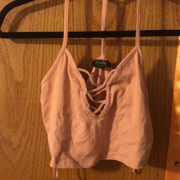 Tops - Pink crop top
